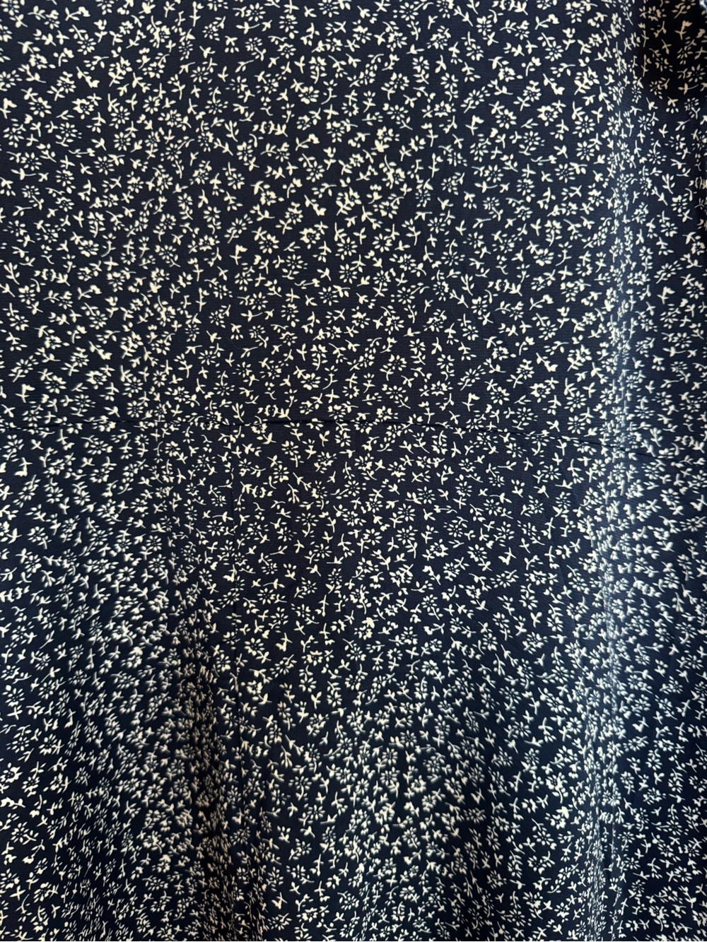 Navy Floral Wrap Maxi Dress with Tie Waist - Picture 7 of 8